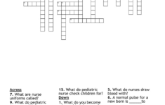 Pediatric Nurse Crossword - Wordmint within Nurse Born On Christmas Day Crossword