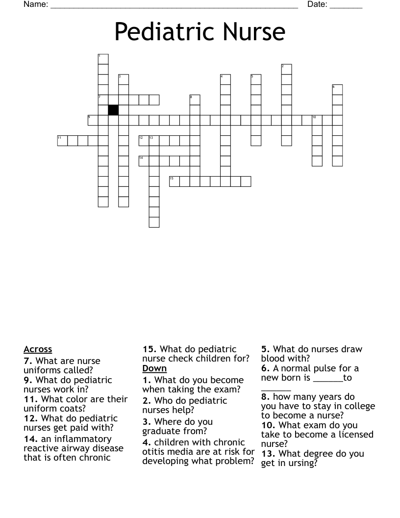 pediatric nurse crossword wordmint within nurse born on christmas day crossword Pediatric Nurse Crossword - Wordmint within Nurse Born On Christmas Day Crossword