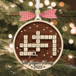 Personalized Family Crossword Christmas Ornament 2025, Custom Name Within Shiny Christmas Decoration Crossword Clue