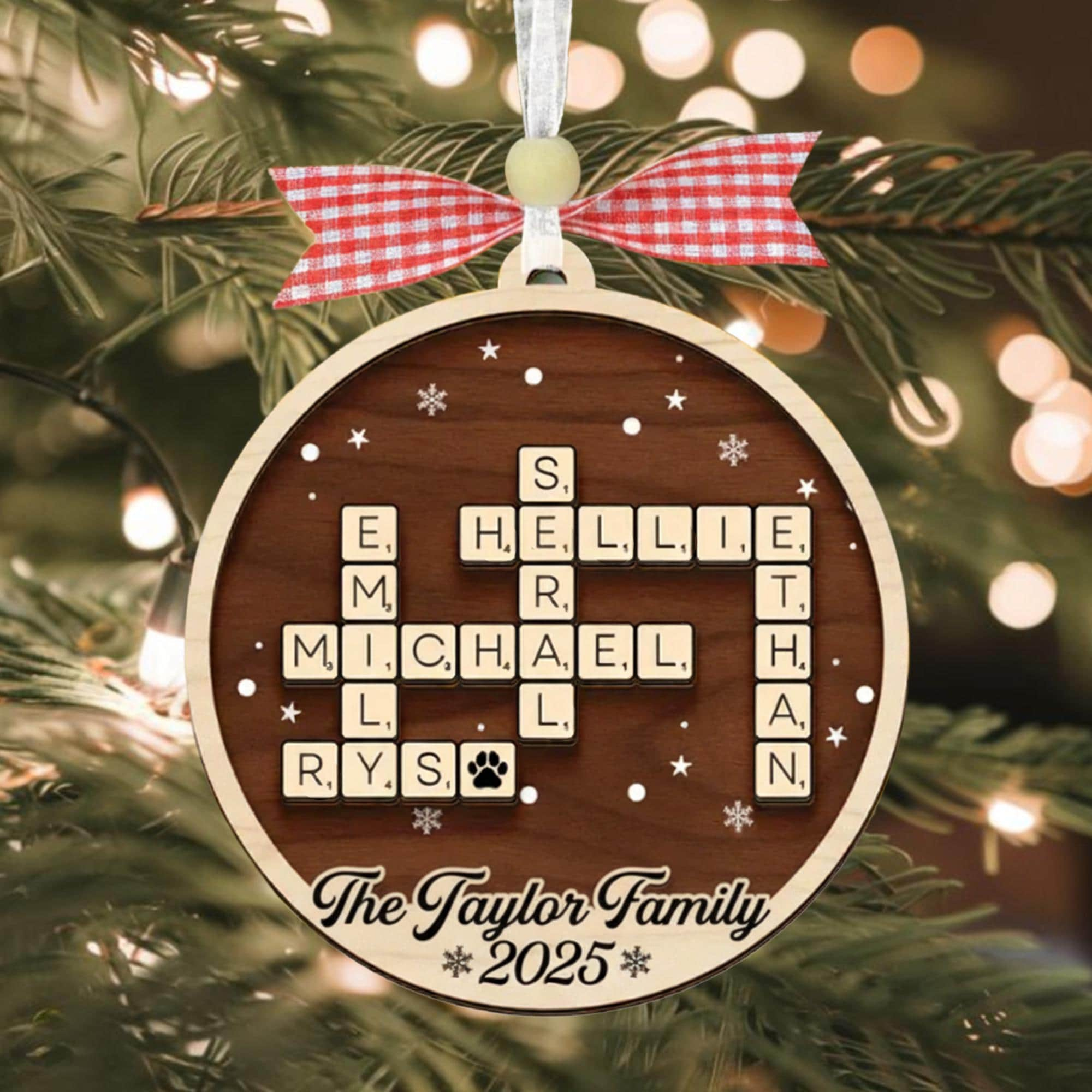 personalized family crossword christmas ornament 2025 custom name within shiny christmas decoration crossword clue Personalized Family Crossword Christmas Ornament 2025, Custom Name within Shiny Christmas Decoration Crossword Clue