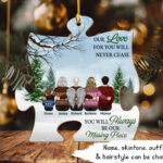 Personalized Wooden Puzzle Ornament   Etsy With Regard To Carved Figurine Popular Around Christmas Crossword