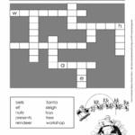 Printable Christmas Crossword Puzzle   A To Z Teacher Stuff Intended For Christmas Crossword With Word Bank