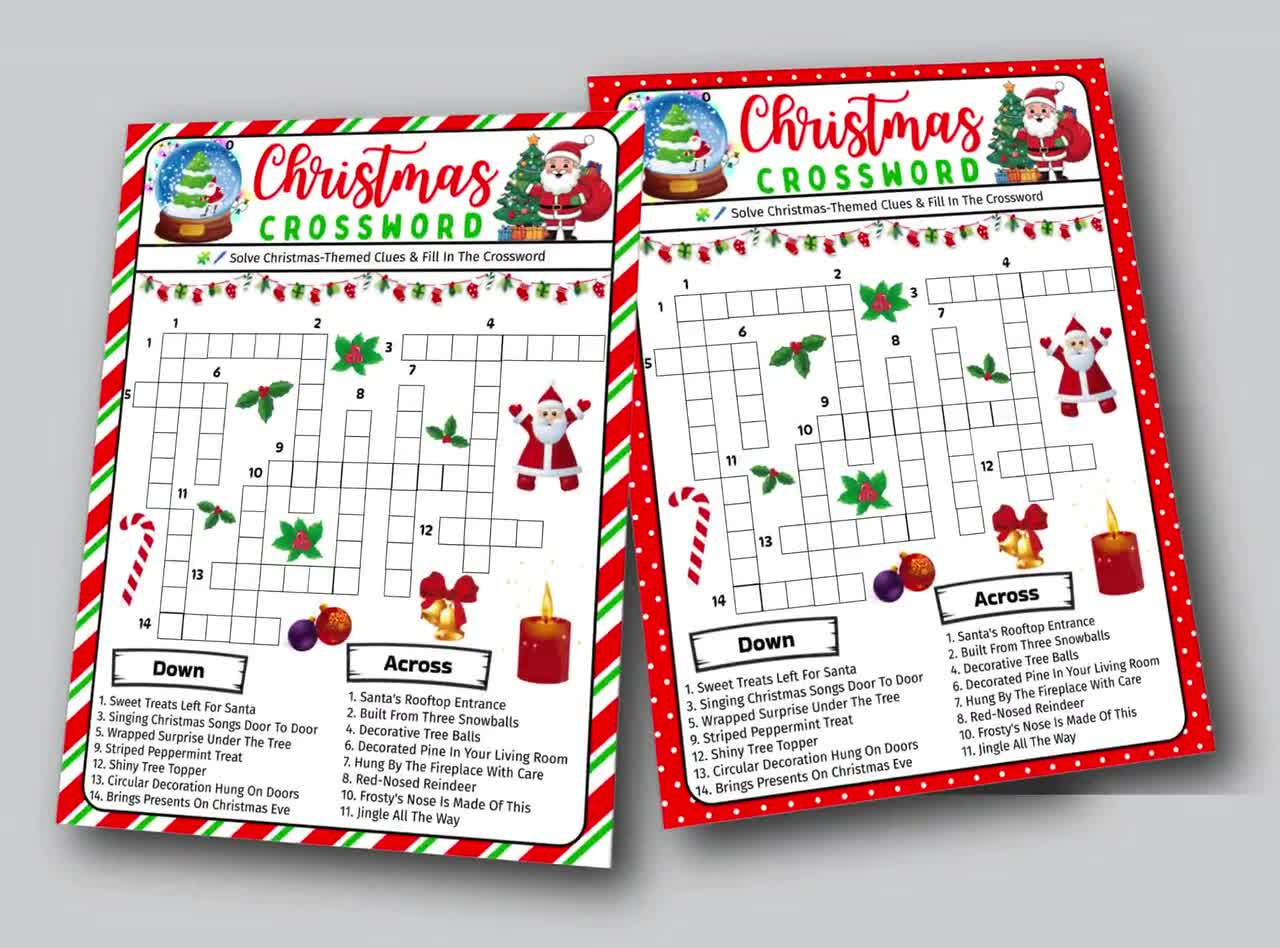 printable christmas crossword puzzle for kids and adults fun christmas word game for holiday party and classrooms family christmas game regarding it might get decorated at christmas crossword Printable Christmas Crossword Puzzle For Kids And Adults, Fun Christmas Word Game For Holiday Party And Classrooms, Family Christmas Game regarding It Might Get Decorated at Christmas Crossword