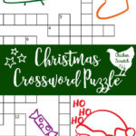 Printable Christmas Crossword Puzzle With Key Inside Christmas Wreath Material Crossword Puzzle