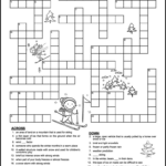 Printable Winter Crossword Puzzles For Kids   Tree Valley Academy Pertaining To Free Printable Christmas Crossword Puzzle For Middle School