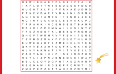 Religious Christmas Word Search with Religious Christmas Crossword Puzzle To Print