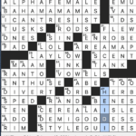 Rex Parker Does The Nyt Crossword Puzzle: Complete Set In Musical With Masked Mimes Associated With Christmas Crossword Clue