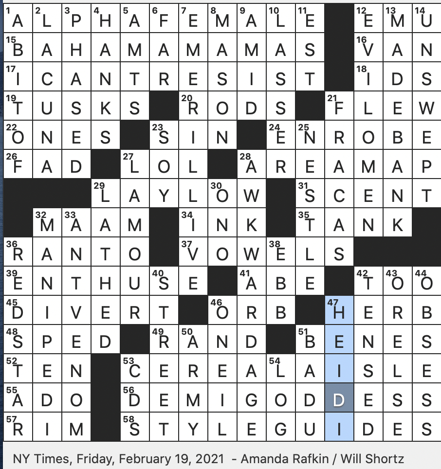 rex parker does the nyt crossword puzzle complete set in musical with masked mimes associated with christmas crossword clue Rex Parker Does The Nyt Crossword Puzzle: Complete Set In Musical with Masked Mimes Associated With Christmas Crossword Clue