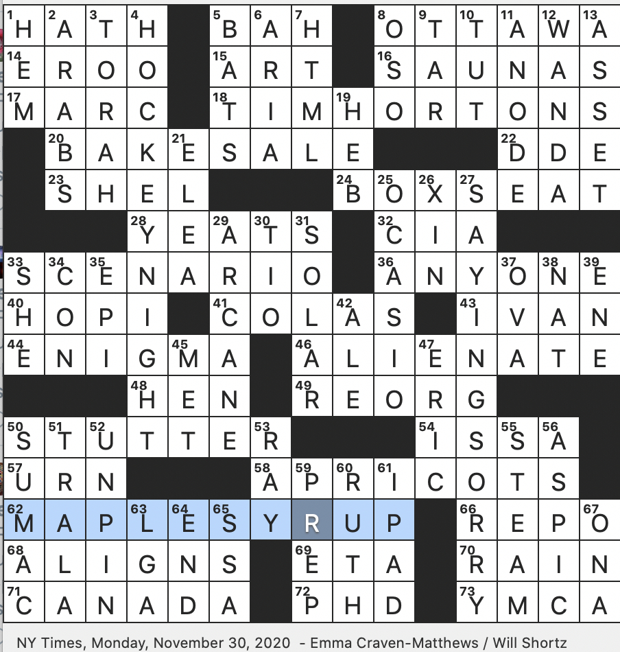 rex parker does the nyt crossword puzzle leafs watching time inside orange stutter at christmas crossword Rex Parker Does The Nyt Crossword Puzzle: Leafs-Watching Time inside Orange Stutter At Christmas Crossword