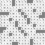 Rhyming Song That'S Acted Out Crossword Clue Archives For The Christmas Song Composer Crossword Clue