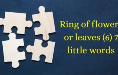 Ring Of Flowers Or Leaves 7 Little Words 6 Letters Answer inside Christmas Wreath Material Daily Themed Crossword Clue