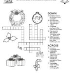 Santa'S Crossword • Beeloo Printable Crafts And Activities For Kids Intended For Sing A Song Of Christmas Crossword Puzzle
