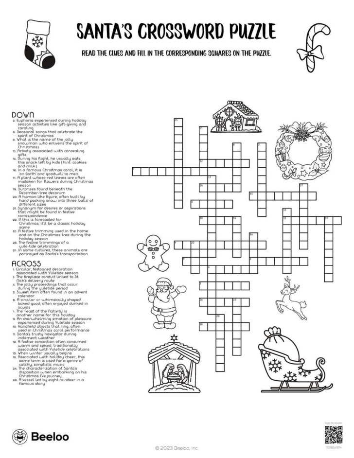 Plant in Many Christmas Song Crossword