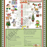 Sing A Christmas Song!   Esl Worksheetmariaolimpia Intended For Sing A Song Of Christmas Crossword Puzzle