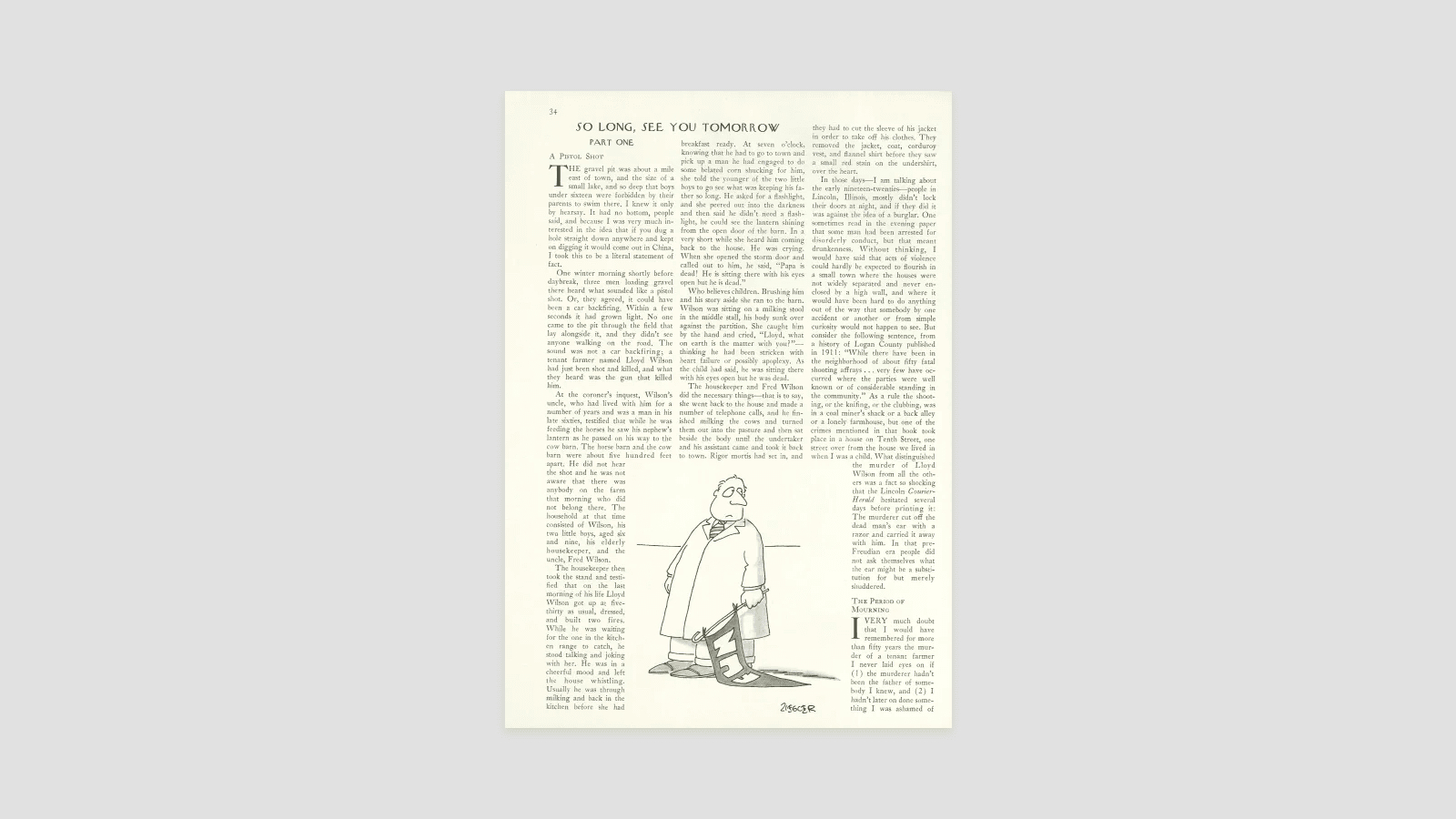 so long see you tomorrow the new yorker inside christmas song milker crossword So Long, See You Tomorrow | The New Yorker inside Christmas Song Milker Crossword