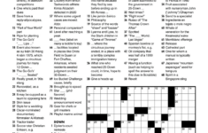 Solve The Puzzle - The New York Times with regard to New York Times Christmas Crossword