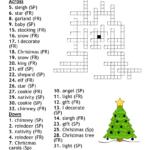 Spanish   Christmas Crossword   Wordmint With Christmas Crossword Puzzle In Spanish