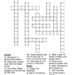 Spanish   Christmas Crossword   Wordmint Within Spanish Christmas Crossword Puzzle