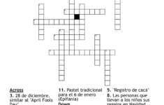 Spanish Christmas Vocabulary! Crossword - Wordmint inside Spanish Christmas Crossword Puzzle