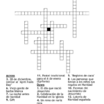 Spanish Christmas Vocabulary! Crossword   Wordmint Regarding Christmas Crossword Puzzle In Spanish