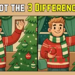 Spot The Difference: Within 9 Seconds Spot The 3 Differences In Within Spot For Christmas Decorations Crossword