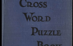 The Cross Word Puzzle Book: First Series with Orange Studder at Christmas Crossword Clue