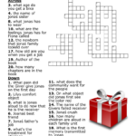 The Giver Crossword   Wordmint Inside Classic Christmas Gift Crossword