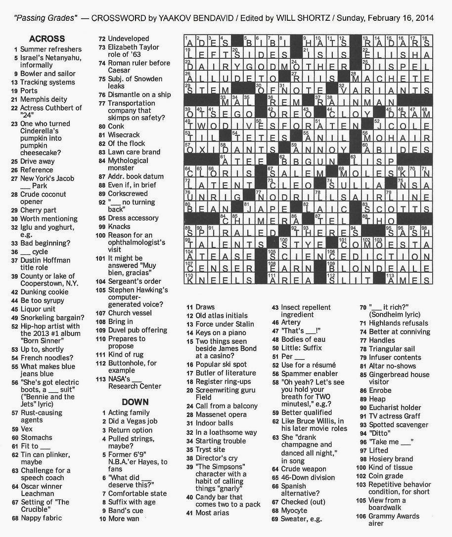 the new york times crossword in gothic within orange stutter at christmas crossword The New York Times Crossword In Gothic within Orange Stutter at Christmas Crossword