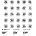 The Nightmare Before Christmas Crossword   Wordmint Intended For Halloween Town Leader In The Nightmare Before Christmas Crossword Clue