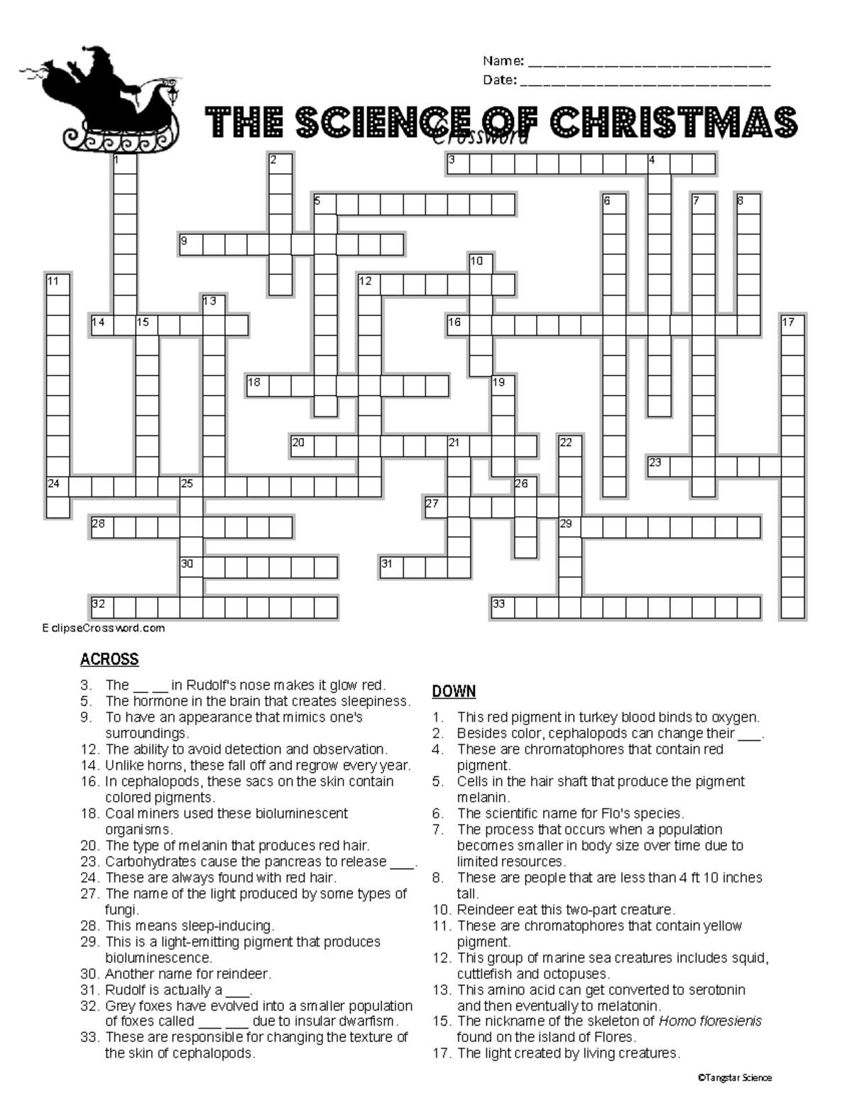 the science of christmas editable crossword puzzle studocu pertaining to the science of christmas crossword answers The Science Of Christmas - Editable Crossword Puzzle - Studocu pertaining to The Science of Christmas Crossword Answers