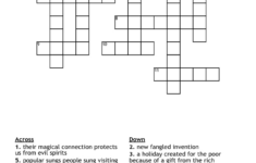 Victorian Christmas Crossword - Wordmint with regard to Old English Christmas Meat Crossword Clue