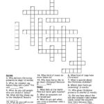 We Wish You A Punny Christmas Crossword   Wordmint With White Christmas Wish Crossword