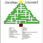 Weihnachten Kreuzworträtsel   Etsy.de Pertaining To Like A Christmas Tree Crossword