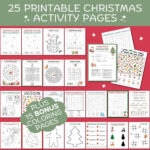 Winter Crossword   Etsy Inside The Holiday Zone Christmas Crossword