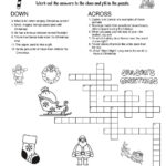 Wintery Crossword • Beeloo Printable Crafts And Activities For Kids Inside Crossword Clue Christmas Travelers