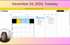 Wordle, The Mini, Plusword, And Keyword | December 24, 2024 with regard to Hanker For As Christmas Cookies Crossword