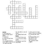 Words With The Soft 'G' Sound (G, J, Ge And Dge) Crossword   Wordmint Pertaining To We Need A Little Christmas Musical Crossword