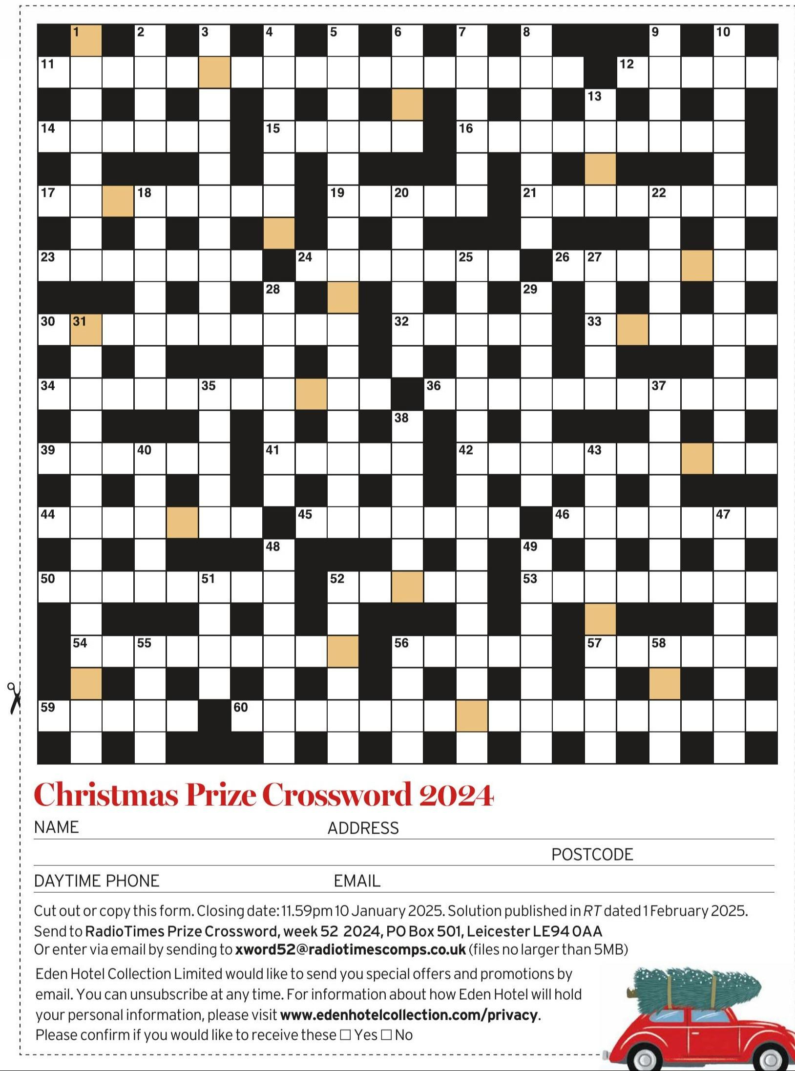 Your Christmas Puzzles - 17 Dec 2024 - Radio Times Magazine - Readly for Christmas Visitor Crossword Clue