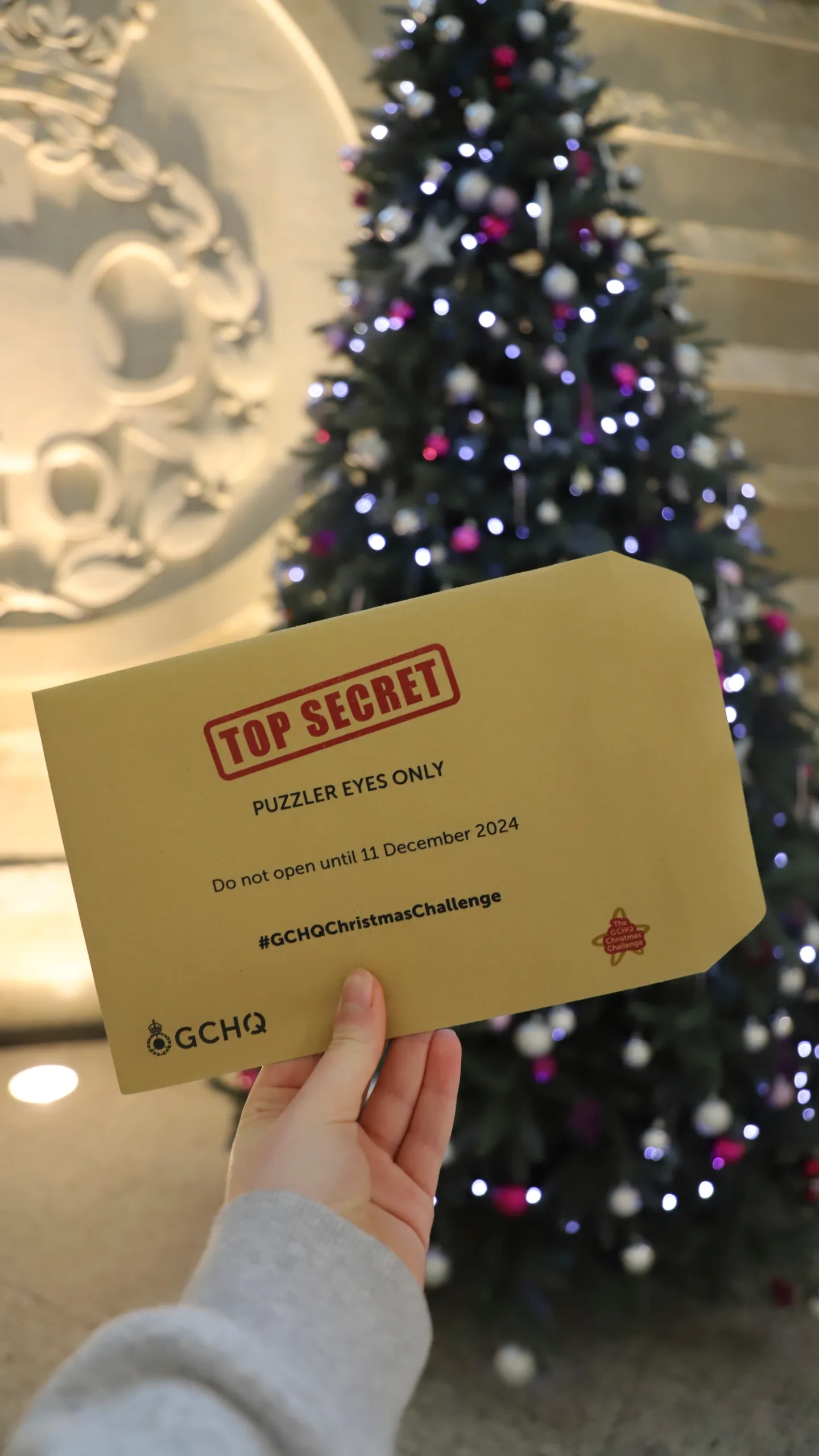 annual christmas visitor crossword clue