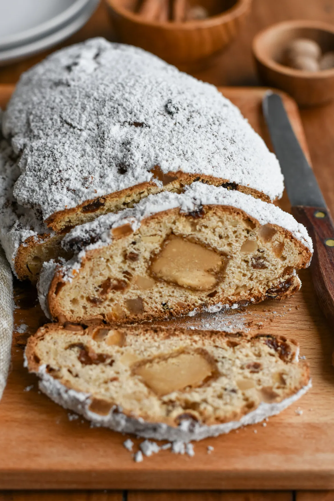 Authentic Stollen European Christmas Bread