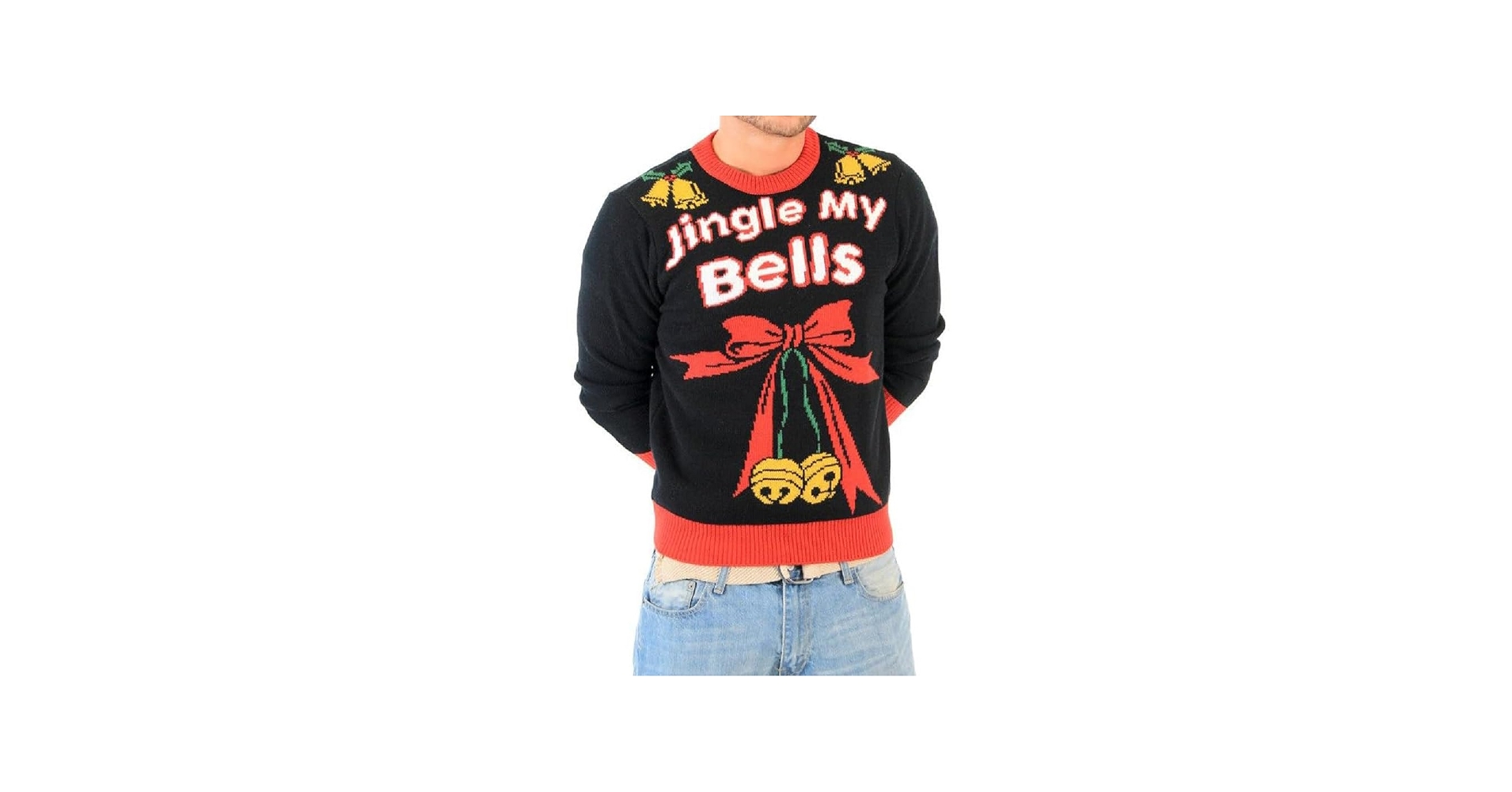 tiny bells added to an ugly christmas sweater crossword clue