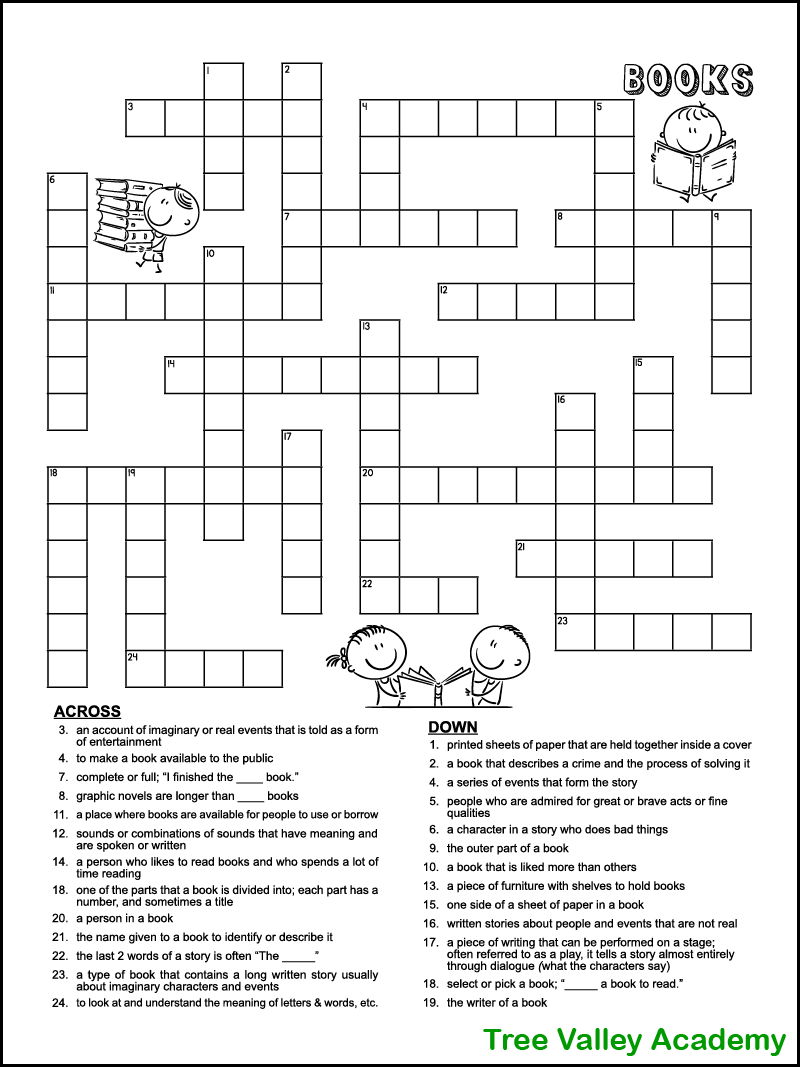 Book Crossword