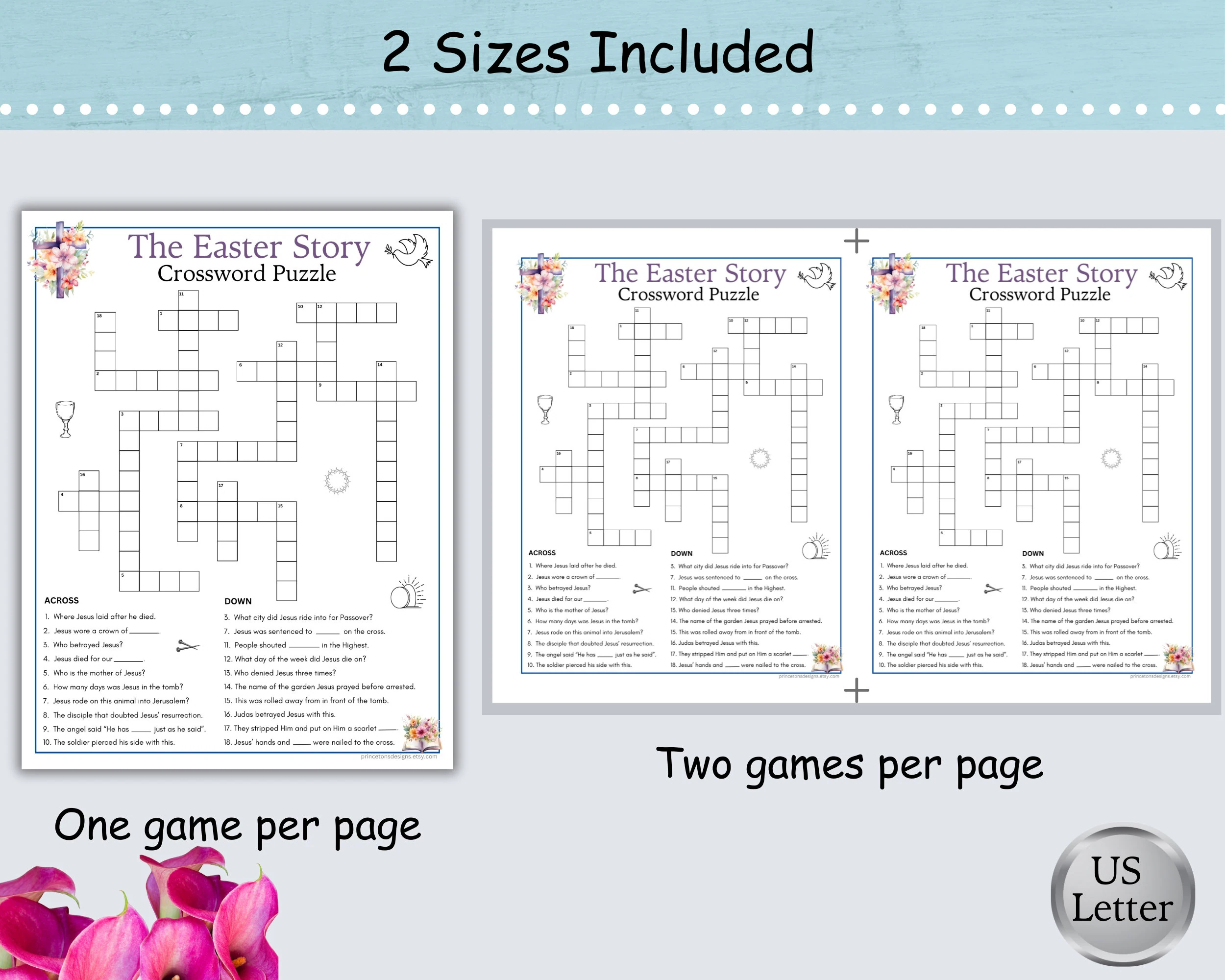 easter story crossword puzzles answers