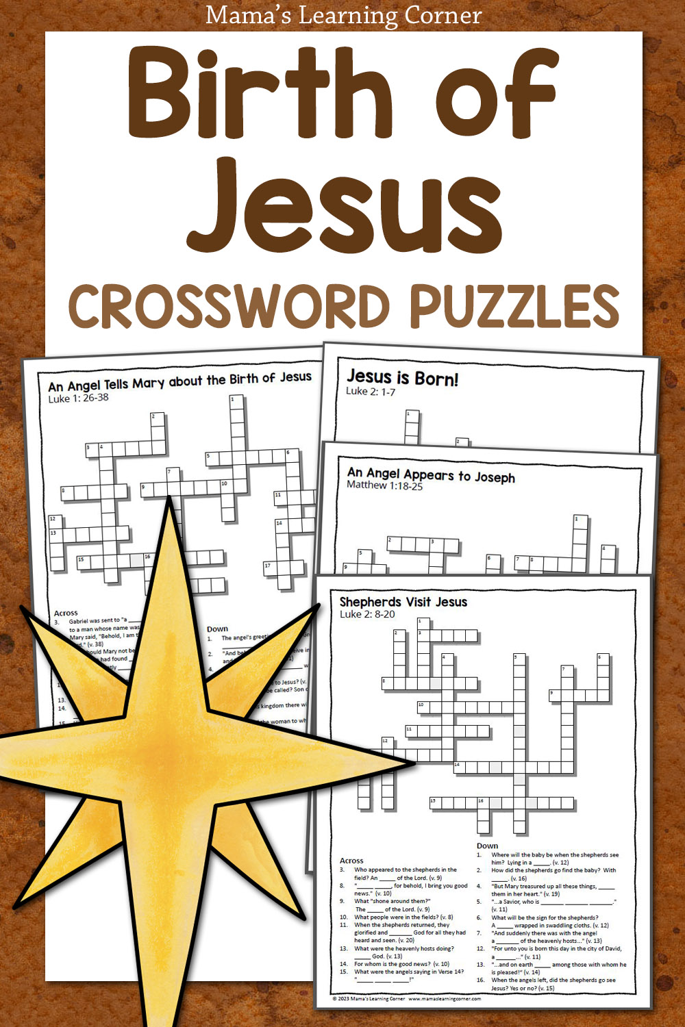 free printable bible crossword puzzles with answers