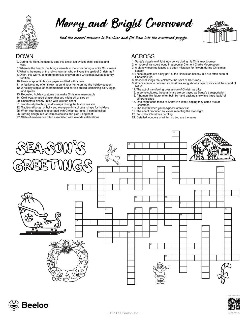 Christmas Crossword