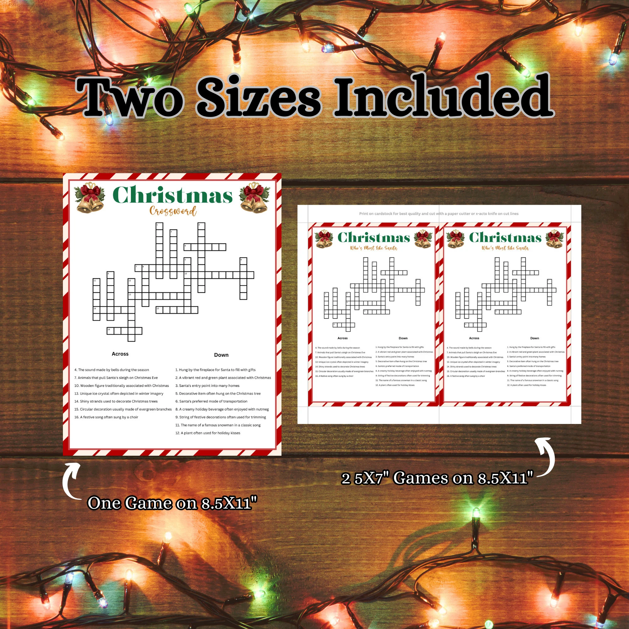 Christmas Crossword Puzzle Christmas