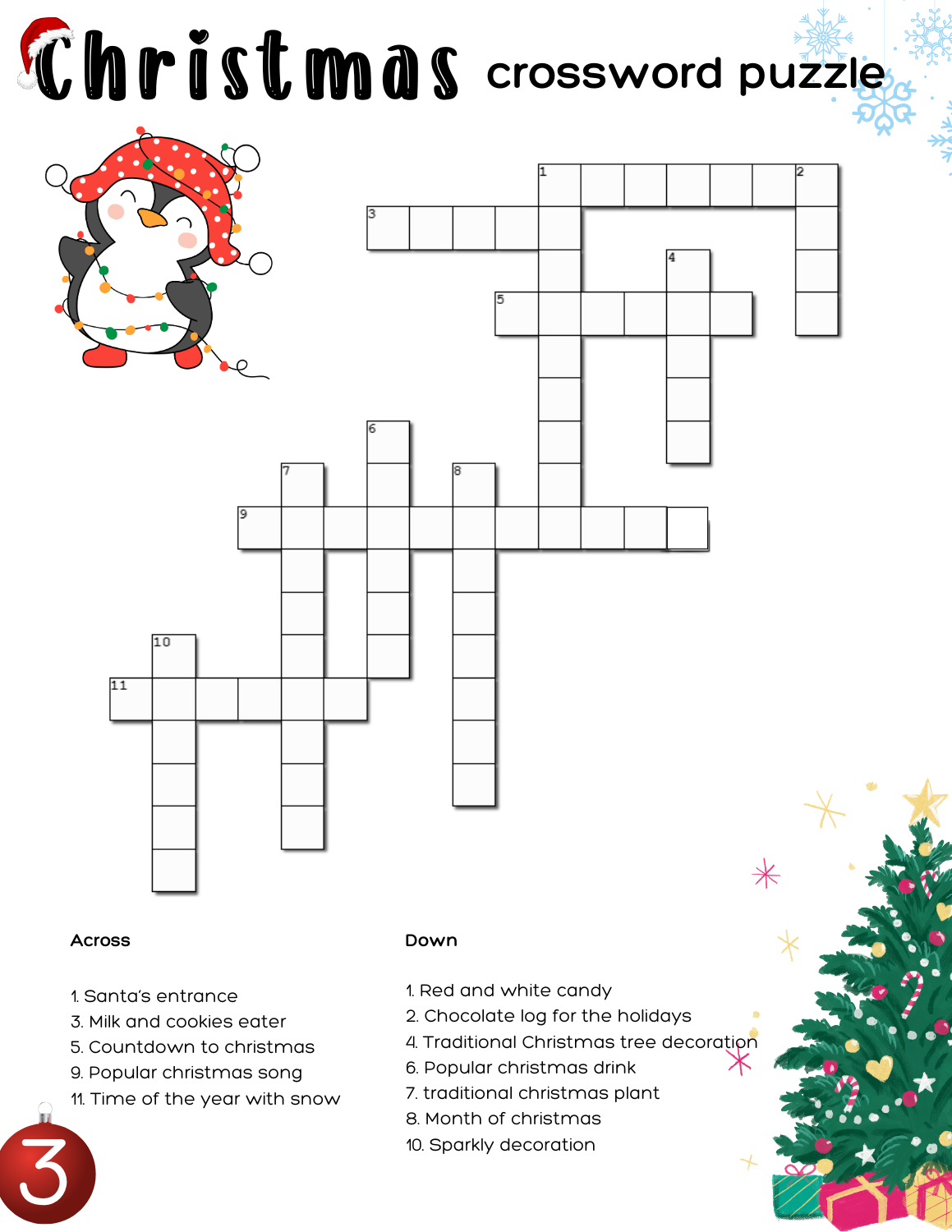 Christmas Crossword Puzzles