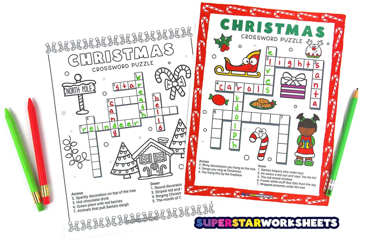 Christmas Crossword Puzzles