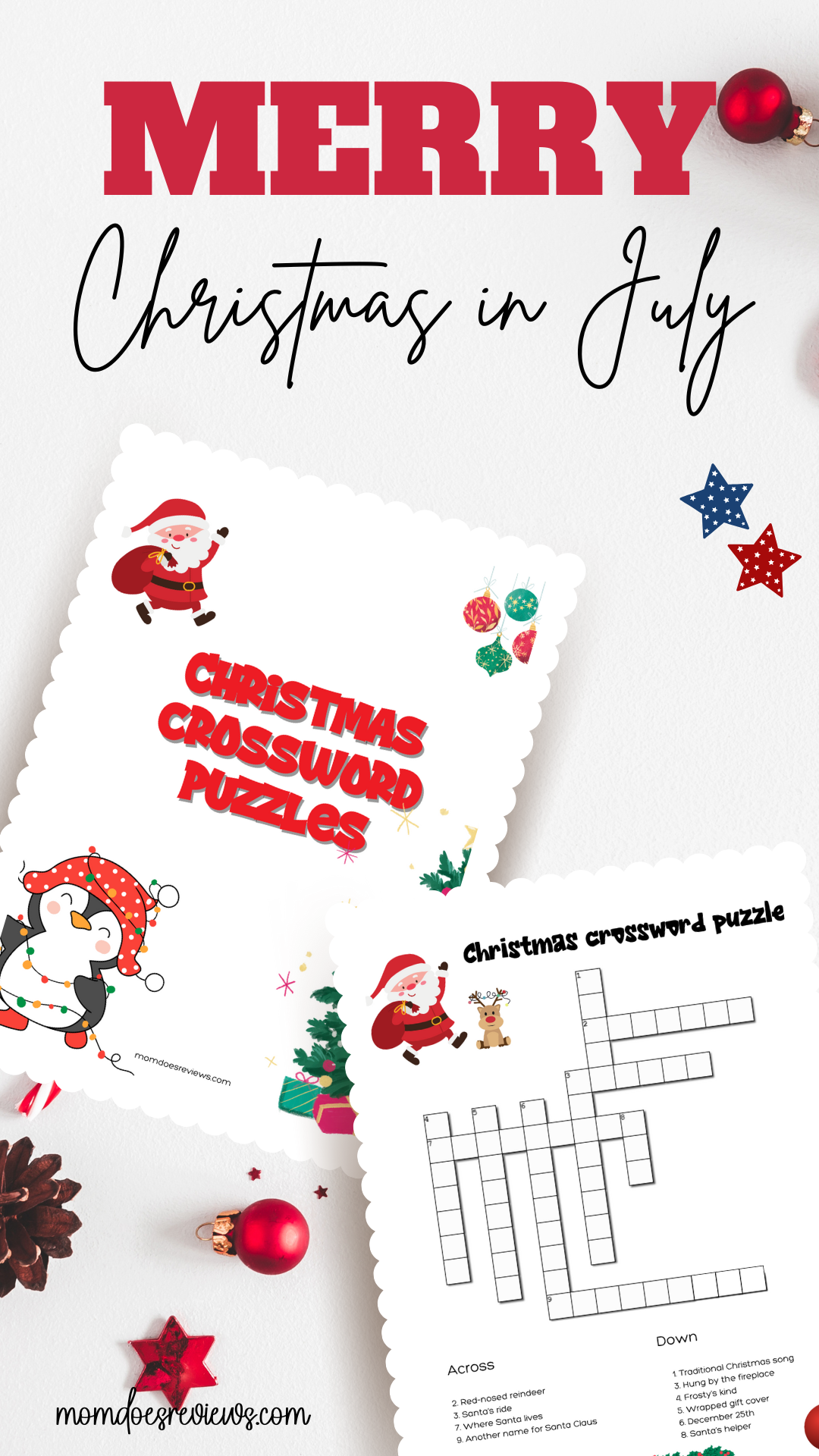 Christmas Crossword Puzzles