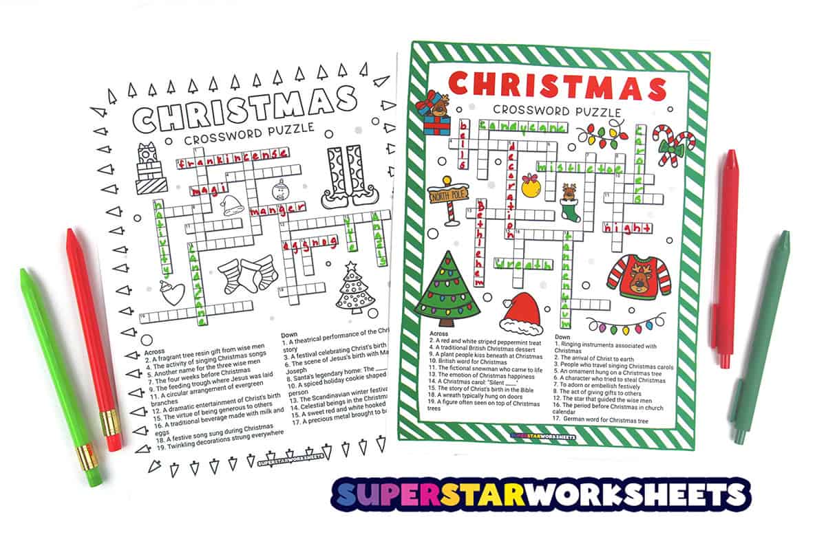 Christmas Crossword Puzzles